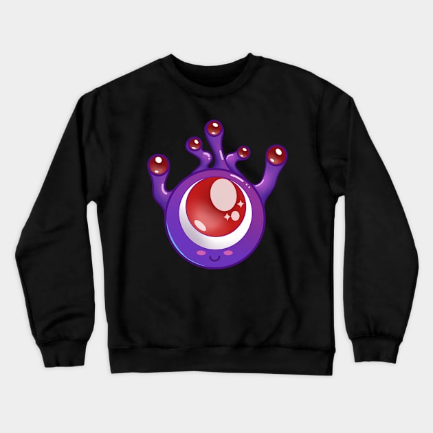 Kawaii Monster Stare Crewneck Sweatshirt by Nirelle